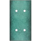 MODELEC - Façade Fascination Laiton Jade Double Verticale 4 Push