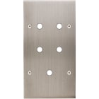 MODELEC - Façade Confidence Laiton Nickel Satine Double Verticale P5 à Vis