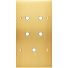 MODELEC - Façade Confidence Laiton Satine Double Verticale P5 à Vis