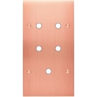 MODELEC - Façade Confidence Laiton Cuivre Satine Double Verticale P5 à Vis