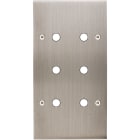 MODELEC - Façade Confidence Laiton Nickel Satine Double Verticale P6 à Vis