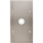 MODELEC - Façade Confidence Laiton Nickel Satine Double Verticale 1 Gros Push à Vis