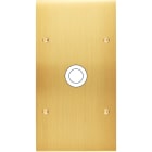 MODELEC - Façade Confidence Laiton Satine Double Verticale 1 Gros Push à Vis