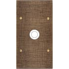 MODELEC - Façade Fascination Laiton Coslan Double Verticale 1 Gros Push à Vis