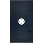 MODELEC - Façade Fascination Laiton Ombre Double Verticale 1 Gros Push à Vis