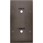 MODELEC - Façade Confidence Laiton Canon De Fusil Double Vert Guichet Lumiere-Porte Vis
