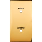 MODELEC - Façade Confidence Laiton Or Miroir Double Verticale Guichet Lumineux L/P Magnet