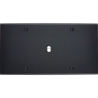 MODELEC - Façade Confidence Laiton Noir Mat Double Horizontale B1 à Vis