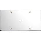 MODELEC - Façade Confidence Laiton Chrome Double Horizontale B1 à Vis