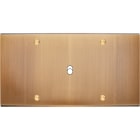 MODELEC - Façade Confidence Laiton Vieux Bronze Double Horizontale B1 à Vis