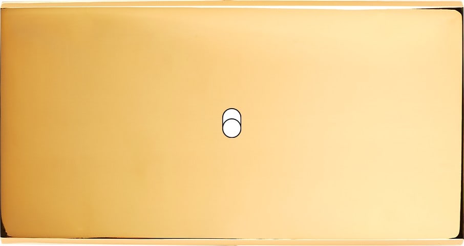 MODELEC - Façade Confidence Laiton Or Miroir Double Horizontale B1