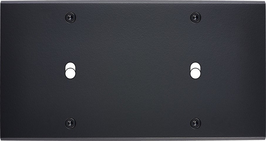 MODELEC - Façade Confidence Laiton Noir Mat Double Horizontale B1 B1 à Vis