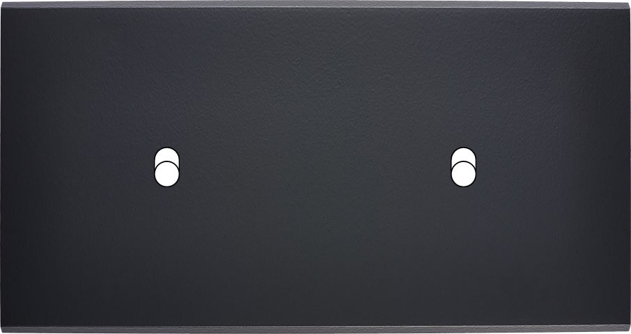 MODELEC - Façade Confidence Laiton Noir Double Horizontale B2