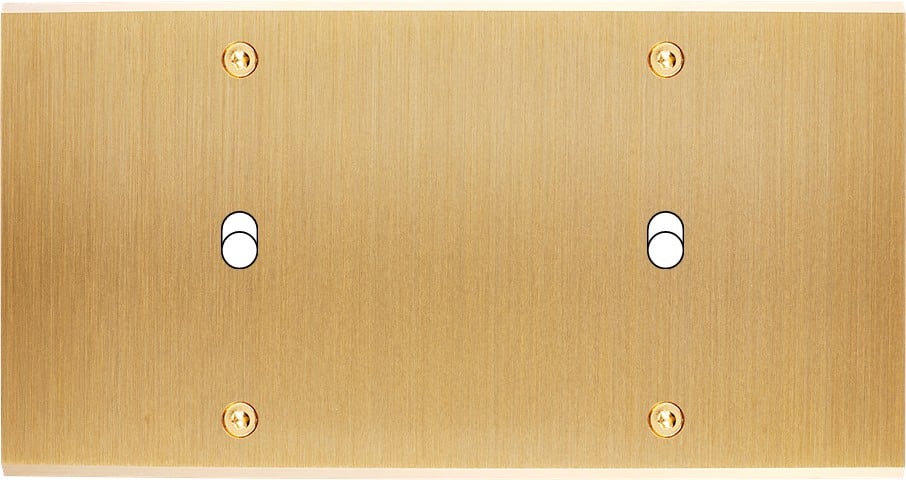 MODELEC - Façade Confidence Laiton Brosse Double Horizontale B1 B1 à Vis