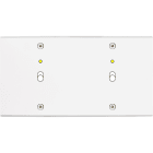 MODELEC - Façade Confidence Laiton Blanc Double Horizontale B1+Led B1+Led à Vis