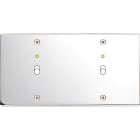 MODELEC - Façade Confidence Laiton Chrome Miroir Double Horizontale B1+Led B1+Led à Vis