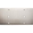 MODELEC - Façade Confidence Laiton Nickel Satine Double Horizontale B1 B1 à Vis