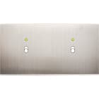 MODELEC - Façade Confidence Laiton Nickel Satine Double Horizontale B1+Led B1+Led Magnet