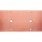 MODELEC - Façade Confidence Laiton Cuivre Satine Double Horizontale B2 à Vis