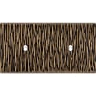 MODELEC - Façade Fascination Laiton Fauve Double Horizontale B2