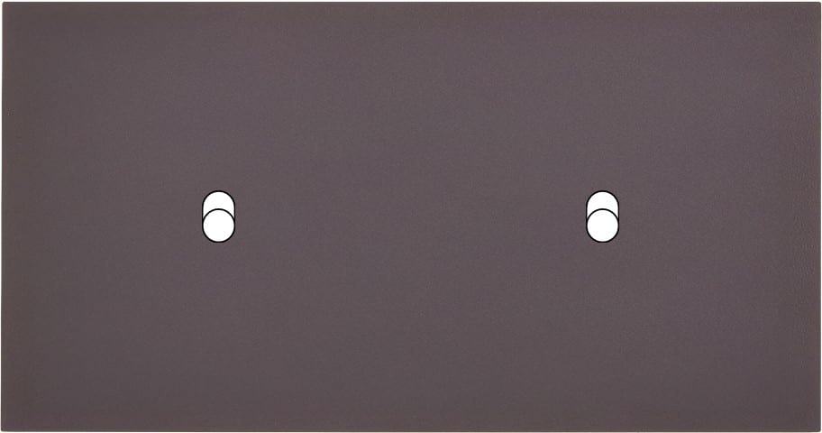 MODELEC - Façade Désir Anthracite Mat Double Horizontale B1 B1