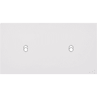 MODELEC - Façade Désir Blanc Mat Double Horizontale B2 B2