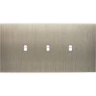 MODELEC - Façade Confidence Laiton Acier Double Horizontale 3 Basculeurs