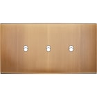 MODELEC - Façade Confidence Laiton Vieux Bronze Double Horizontale 3 Basculeurs