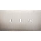 MODELEC - Façade Confidence Laiton Nickel Satine Double Horizontale 3 Basculeurs