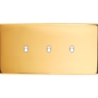 MODELEC - Façade Confidence Laiton Or Miroir Double Horizontale 3 Basculeurs