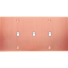 MODELEC - Façade Confidence Laiton Cuivre Satine Double Horizontale B3 à Vis