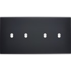 MODELEC - Façade Confidence Laiton Noir Double Horizontale 4 Basculeurs