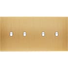 MODELEC - Façade Confidence Laiton Brosse Double Horizontale 4 Basculeurs