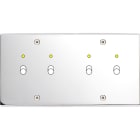 MODELEC - Façade Confidence Laiton Chrome Miroir Double Horizontale B2+Led B2+Led à Vis