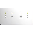 MODELEC - Façade Confidence Laiton Chrome Miroir Double Horizontale B2+Led B2+Led Magnet