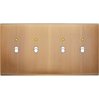 MODELEC - Façade Confidence Laiton Vieux Bronze Double Horizontale B2+Led B2+Led Magnet