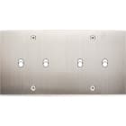MODELEC - Façade Confidence Laiton Nickel Satine Double Horizontale B2 B2 à Vis