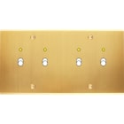 MODELEC - Façade Confidence Laiton Satine Double Horizontale B2+Led B2+Led à Vis