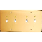 MODELEC - Façade Confidence Laiton Or Miroir Double Horizontale B2+Led B2+Led à Vis