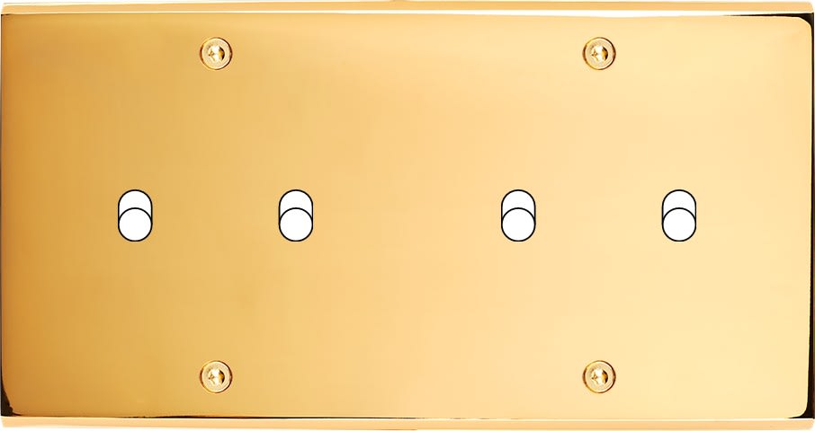 MODELEC - Façade Confidence Laiton Or Miroir Double Horizontale B2 B2 à Vis