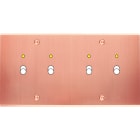 MODELEC - Façade Confidence Laiton Cuivre Satine Double Horizontale B2+Led B2+Led à Vis