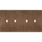 MODELEC - Façade Fascination Laiton Coslan Double Horizontale 4 Basculeurs