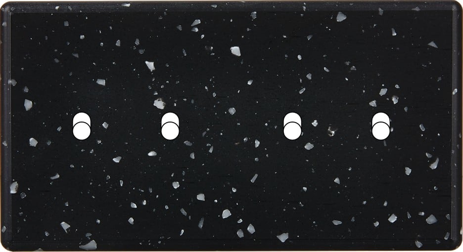 MODELEC - Façade Hitera Terrazzo Noir Double Horizontale B2 B2