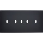 MODELEC - Façade Confidence Laiton Noir Double Horizontale 5 Basculeurs