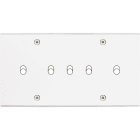 MODELEC - Façade Confidence Laiton Blanc Mat Double Horizontale B5 à Vis
