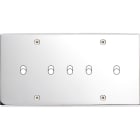 MODELEC - Façade Confidence Laiton Chrome Double Horizontale B5 à Vis