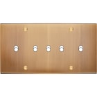 MODELEC - Façade Confidence Laiton Vieux Bronze Double Horizontale B5 à Vis