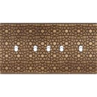 MODELEC - Façade Fascination Laiton Atlas Double Horizontale 5 Basculeurs