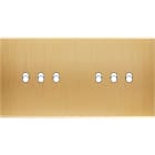 MODELEC - Façade Confidence Laiton Brosse Double Horizontale 6 Basculeurs