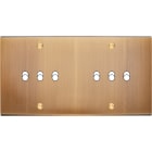 MODELEC - Façade Confidence Laiton Vieux Bronze Double Horizontale B3 B3 à Vis